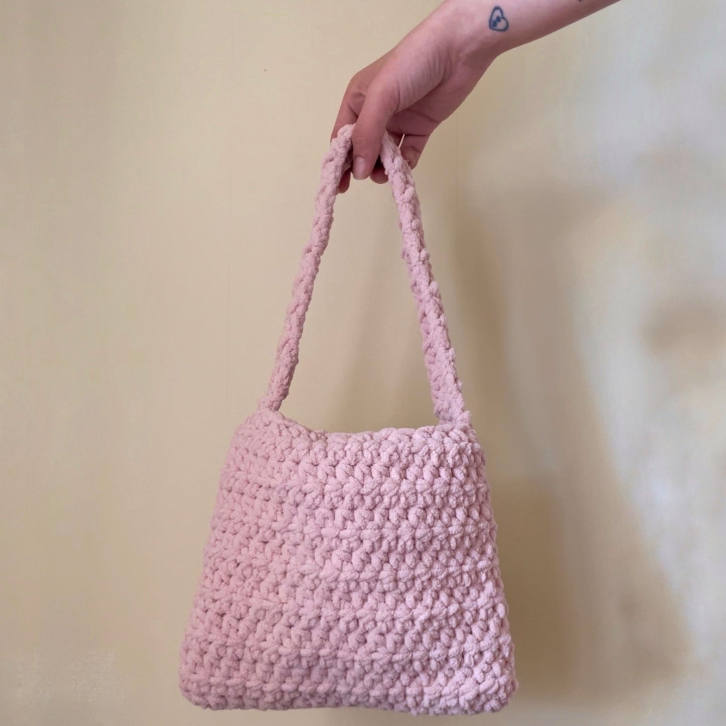 Dusty Rose Cloud Purse