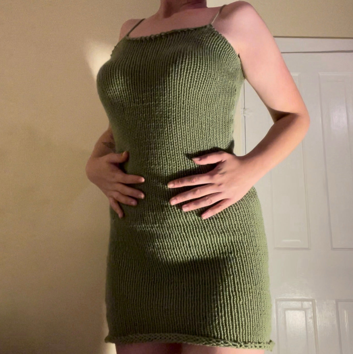 Sage Knit Dress