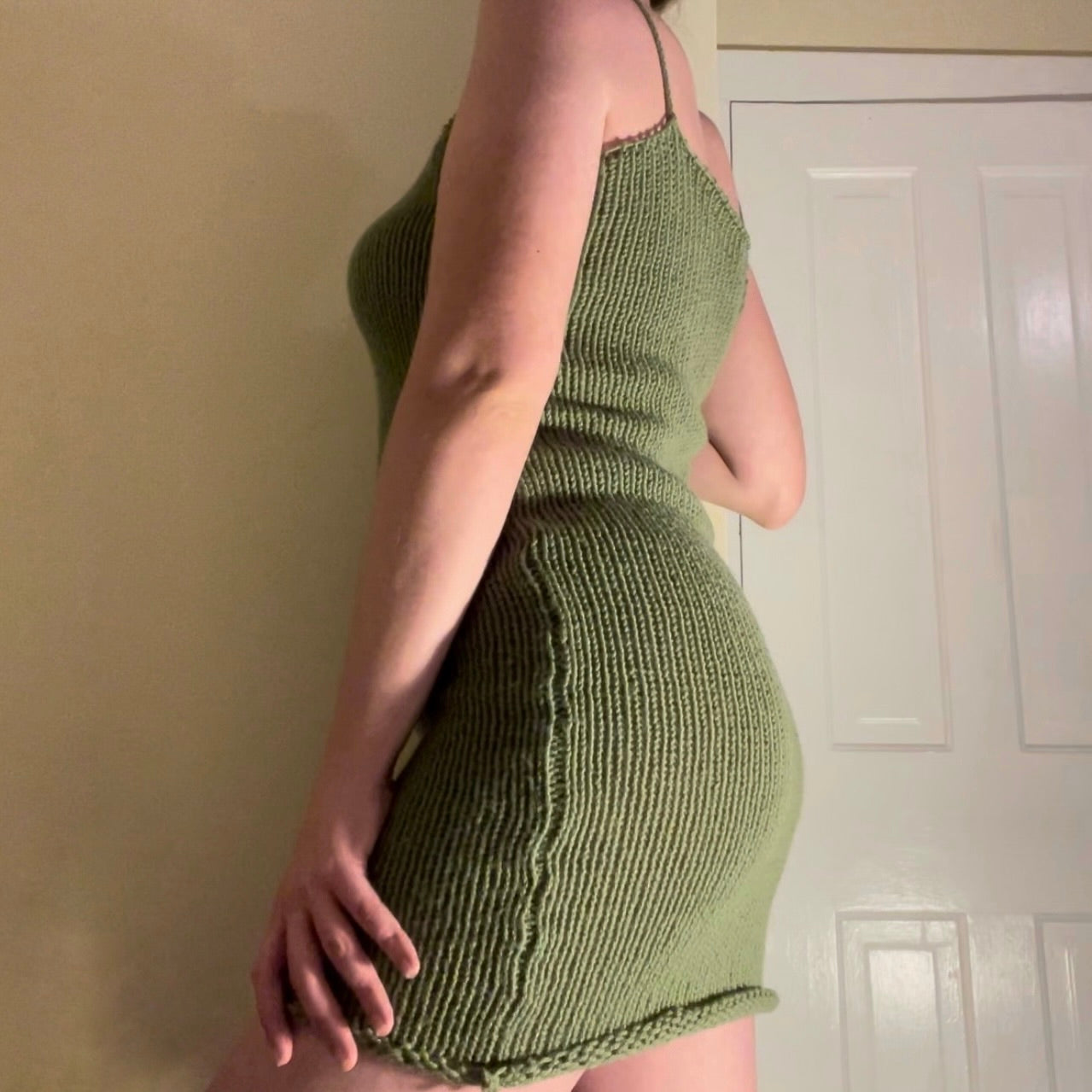 Sage Knit Dress