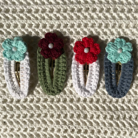 Flower Hair Clips