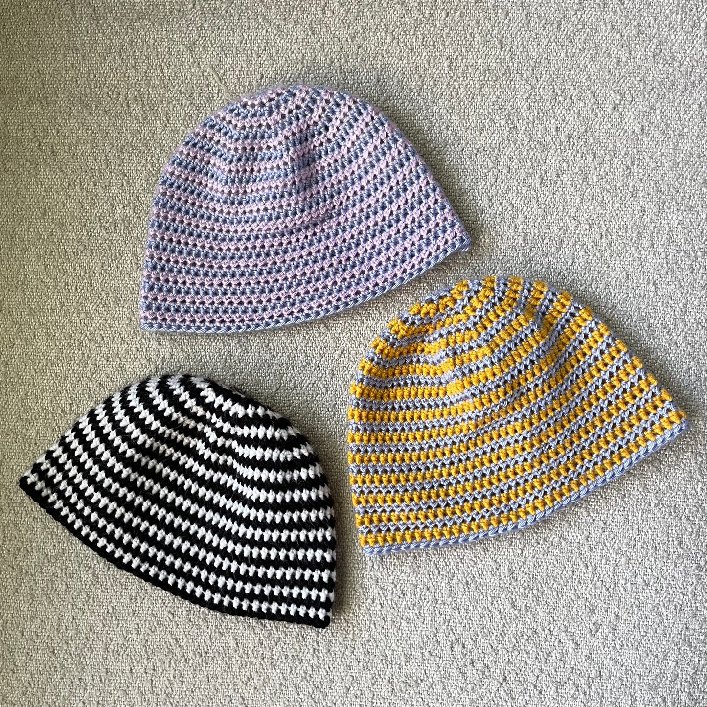 Striped Beanies