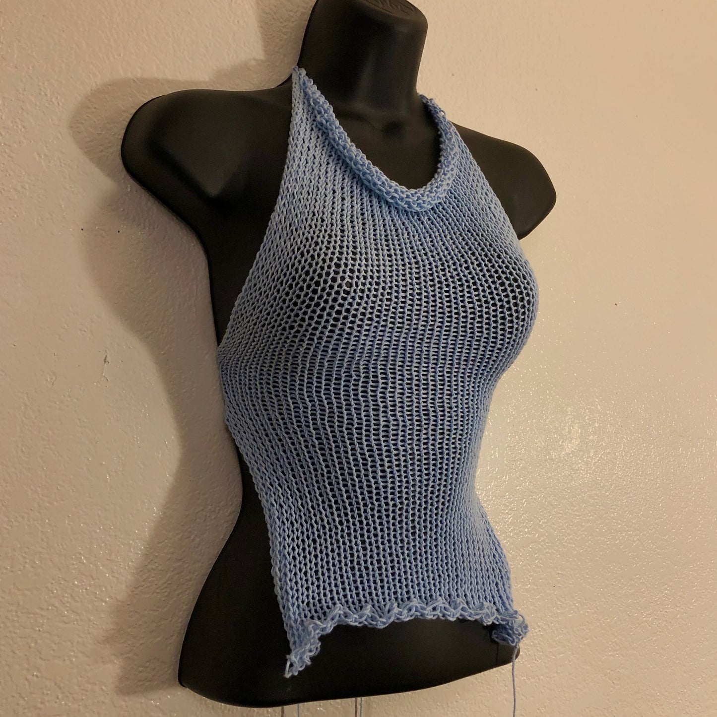 Baby Blue Knit Top